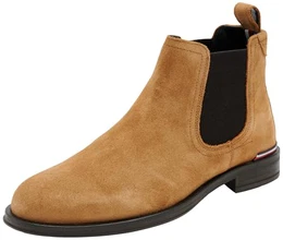 CORE RWB HILFIGER SUEDE CHELSEA ( Stiefeletten Herren, Braun (Sahara), 41 EU