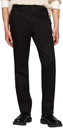 Herren Chino Hose Denton Satin Straight Fit, Schwarz (Black), 32W/32L