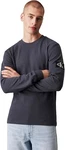 Calvin Klein Jeans Shirt BADGE WAFFLE LS TEE basaltgrau/schwarz/wei
