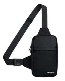 Umhängetasche Crossbody Brusttasche Schultertasche: Sling Bag Tasche Herren Klein Handtasche Crossover Crossbag Schulter Männer Handy Bauch Sportarten Wandern