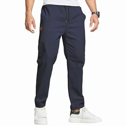 ZOXOZ Herren Chino Cargo Hose Freizeithose Cargohose Jogginghose Sporthose Dunkelblau