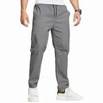 ZOXOZ Herren Chino Cargo Hose Freizeithose Cargohose Jogginghose Sporthose Grau