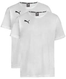 T-Shirt 2er Pack Doppelpack - White - Gr. M