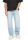 Burocs Open Hem Jeans, Farbe:Sand Blue, Hosengröße:W32 L32