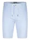 riverso Leinen Shorts Herren Sommer Regular Fit RIVOliver Kurze Hosen Bermuda Knielang Einfarbig, Größe:M, Farbe:Bright Sky Blue