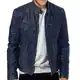 MEIION THEO - DIE STYLISCHE UND EINZIGARTIGE LEDERJACKE Herren Lederjacke, Herbst kurze Jacke, Biker Jacke