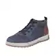 Rieker Herren 37011 Schnürstiefel, Blau, 43 EU Weit