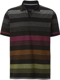 Herren Poloshirt Adrilo schwarz L - 52