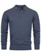 Indicode Herren INChips Pullover aus 80% Baumwolle mit Polokragen   Herren-Pullover für Männer Navy Mix M