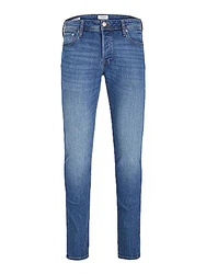 JACK & JONES Slim Fit Jeans JJIGLENN JJORIGINAL Blau