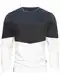 Indicode Herren INFlirts Sweatshirt 3-farbig mit Rundhalsausschnitt   Sweater für Männer Navy Mix XXL