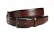 FENIX LOS ANGELES Gürtel Herren Farbe Toffee Brown Größe 100 cm, nickelfreie Schnalle 30 mm breit, nachhaltiger & verstellbarer Herrengürtel, perfekt für Anzug & Jeans