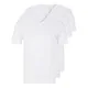 BOSS Herren Classic T-Shirts Kurzarm Shirts Pure Cotton V-Neck 3er Pack, Farbe:Weiß, Artikel:-100 White, Größe:M