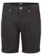 JACK & JONES Jeans Shorts Herren Stretch Kurz Regular Fit JJIRICK Kurze Hosen Bermuda Shorts Sommer Denim Einfarbig, Größe:M, Farbe:Black Denim (AM 137)