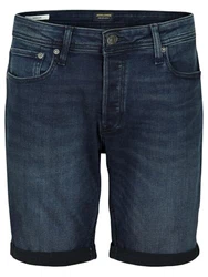 JACK & JONES Jeans Shorts Herren Regular Fit JJIRICK Blue Denim (AM 146)