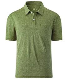 Poloshirt Herren Kurzarm Polohemd Atmungsaktiv Schnelltrocknend T Shirts Männer Polo Shirt Herren Mit Brusttasche Sommer Golf Tennis Sports Regular Fit Poloshirt