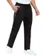 Csqtongan Jogginghose Herren Baumwolle Sporthose Lang Sport Hose Trainingshose Laufhose Jogginghosen Sweatpants Hosen mit Gummizug für Herren Schwarz M