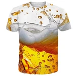 Loveternal Unisex 3D T-Shirt Casual Cool Grafik Kurzarm 