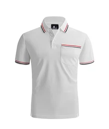 Poloshirt Herren Kurzarm Polohemd Atmungsaktiv Schnelltrocknend T Shirts Männer Polo Shirt Herren Mit Brusttasche Sommer Golf Tennis Sports Regular Fit Poloshirt