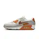 Nike Herren AIR MAX 90 Sneaker, Summit White/Lt British Tan-Monarch, 40 EU