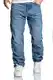 REPUBLIX Herren Loose-Fit 90s Denim Jeans Hose Straight Baggy R7025 Dunkelblau W32/L32