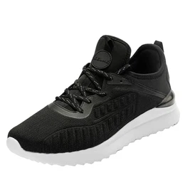 Kelme Sneaker Herren Walkingschuhe Turnschuhe Sportschuhe Freizeit Straßenlaufschuhe Fashion Leichtgewichts Atmungsaktiv Schuhe(Schwarz,41)