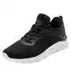 Kelme Sneaker Herren Walkingschuhe Turnschuhe Sportschuhe Freizeit Straßenlaufschuhe Fashion Leichtgewichts Atmungsaktiv Schuhe(Schwarz,41)