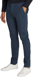 Herren Chino Hose Bleecker Printed Structure Slim Fit, Blau (Desert Sky), 32W/32L