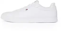 Herren Court Sneaker Icon Flag Essential aus Leder, Weiß (White), 41