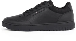 Herren Court Sneaker Basket Core Lite Low Top, Schwarz (Black), 41