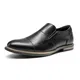 Bruno Marc Herren Mokassin Anzugschuhe Slipper & Mokassins Slip Loafer Herrenschuhe,Size 41,Schwarz,SBLS2421M-E