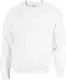 TICTEX Unisex Heavy Blend Crewneck Sweatshirt by Gildan - Herren-Pullover Baumwolle mit Rundhals in vielen Farben - große Größen - White, M