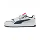 PUMA Unisex Court Classic Street Sneaker, White Navy-Feather Gray, 41 EU