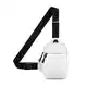 DONGKER Brust-Crossbody-Tasche, wasserdicht, mit verstellbarem Gurt, für Outdoor, Laufen, Wandern, Wandern, Joggen, Einkaufen, Klettern, Radfahren, Camping, Weiß-XL, SLXL