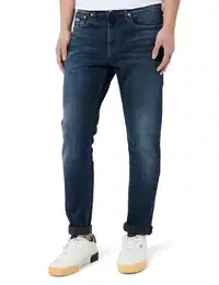 Herren Austin Slim Tprd Ai1264 Dm0dm21901 Zugeschnitten, Denim (Denim Dark), 32W / 32L
