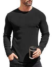 Herren Pullover Strickpullover mit Rundhals Slim Fit Casual Leicht Winterpullover Basic Männer Feinstrick Pullover Pulli
