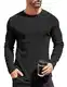 COOFANDY Herren Pullover Strickpullover mit Rundhals Slim Fit Casual Leicht Winterpullover Basic Männer Feinstrick Pullover Pulli