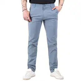 Cobey Chino Hose Herren Regular Fit Blau 32/M Robuste Herren Hose mit Stretch im einen Moderne Look mit 98% Baumwolle, 2% Elasthan Zeitlose und Klassische Hosen
