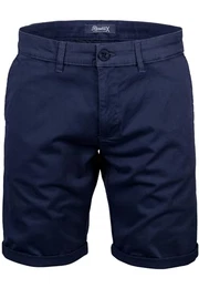 Herren Chinoshorts Männer Kurze Bermuda Hose Regular Fit R7030 Navyblau W32