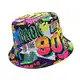 Eigso Womens 90s Bucket Hat Foldable Unisex Vintage Retro Oldschool Hip Hop Fisherman Hat für Frau Mann