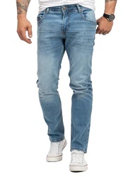 Lorenzo Loren Herren Jeans Hose Denim Regular-Fit (LL32) 
