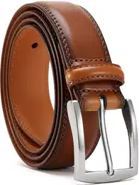YOORAN Gürtel Herren, Braun Ledergürtel Herren 33mm Breit Leder Herrengürtel Gürtel für Jeans Herren Anzugschuhe Anzug
