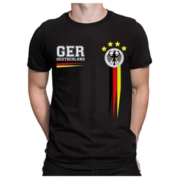 𝐃𝐞𝐮𝐭𝐬𝐜𝐡𝐥𝐚𝐧𝐝 Trikot EM 2024 Tshirt Herren T Shirt 𝐃𝐞𝐮𝐭𝐬𝐜𝐡𝐥𝐚𝐧𝐝 Flagge Germany Fußball Trikot Nationalmannschaft Fanartikel T-Shirts für Herren Kurzarm Rundhals Sommer