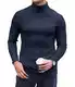 Ekouaer Rollkragenpullover Herren Rollkragenshirt Pullover Winter Thermooberteile Dünn Langarmshirt Thermounterwäsche Herbst Warm Basismodell Slim Fit, Navy blau, M