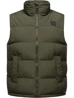 Ragwear Herren Winter Weste Steppweste Savan YOUMODO Dark Olive