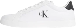 Herren Cupsole Sneaker mit Logo, Mehrfarbig (Bright White/Ck Black), 41