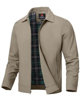 donhobo Herrenjacke Leicht Übergangsjacke Bomberjacke Khaki donhobo Herrenjacke Leicht Übergangsjacke Bomberjacke Khaki