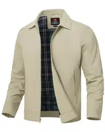 Jacke Herren Übergangsjacke Leicht Herrenjacke Sportlich Militär Jacken Sommer Herbstjacke Armee Jacke Freizeit Outdoor, Helles Khaki, M