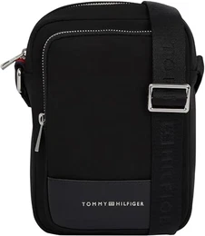 Herren Crossbody Bag Tasche Business Mini Reporter Klein, Schwarz (Black), Einheitsgröße