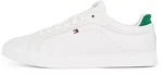 TOMMY HILFIGER Sneaker 'Icon Court' grn/wei